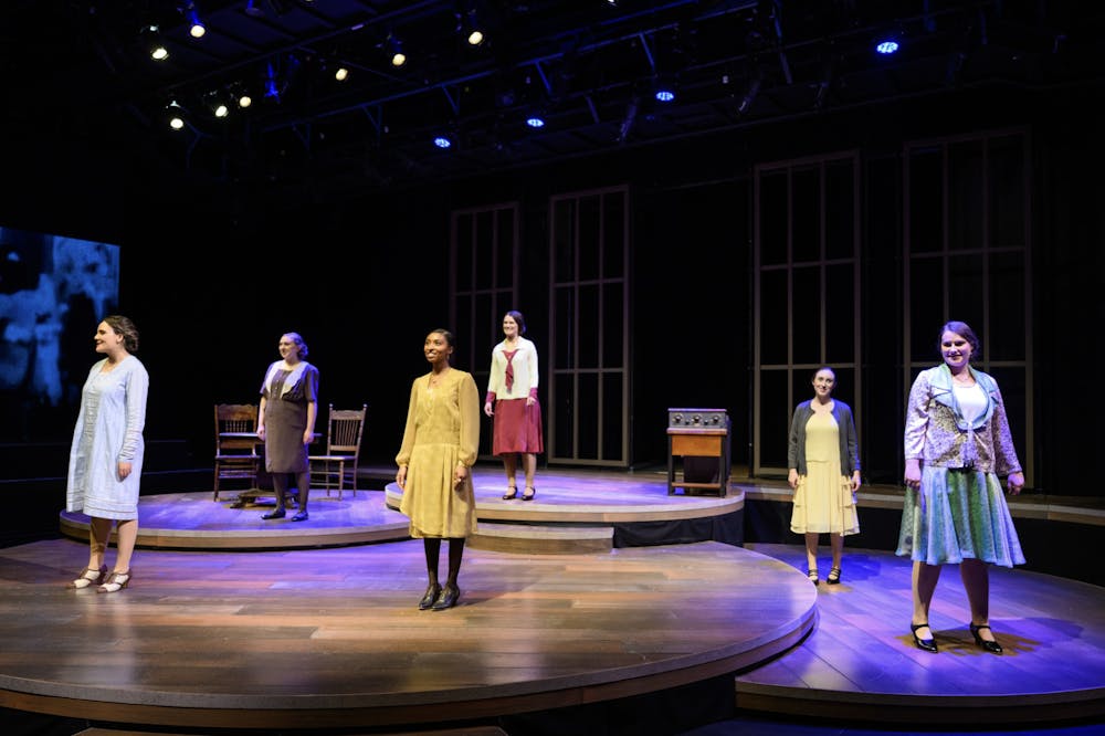 A photo from "These Shining Lives", which had four performances this past week.