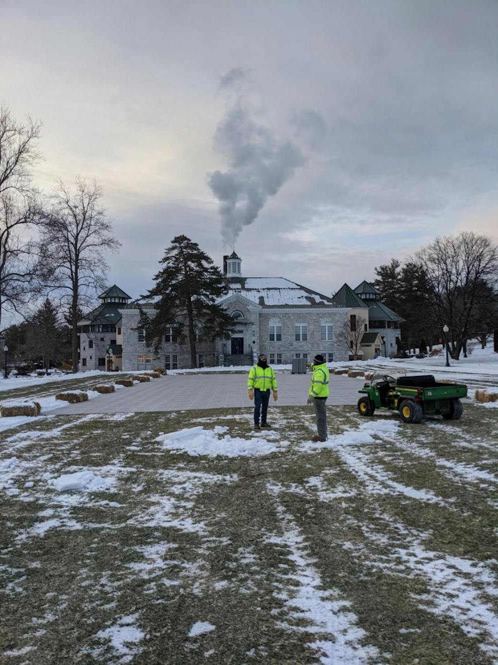 <span class="photocreditinline">Tim Parsons</span><br />New outdoor options will include fire pits and an ice rink near McCullough Student Center.