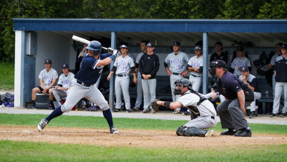 <span class="photocreditinline"><a href="https://middleburycampus.com/39670/uncategorized/michael-borenstein/">Michael Borenstein</a></span><br />The baseball team will play two double headers against Lawrence and Elmhurst over spring break.