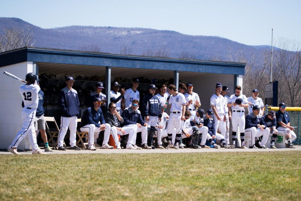 <span class="photocreditinline"><a href="https://middleburycampus.com/staff_profile/michael-borenstein/">MICHAEL BORENSTEIN</a></span><br />The 2019 baseball team led the all-time record for strikeouts, walks and stolen bases in a season.