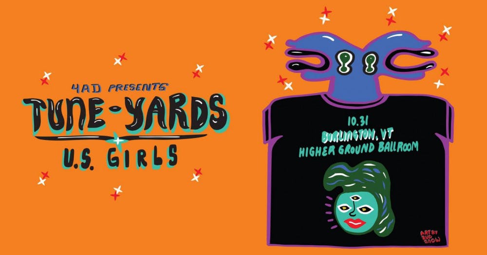 <span class="photocreditinline">HIGHER GROUND MUSIC FACEBOOK</span><br />4AD presents U.S. Girls opening for Tune-Yards.