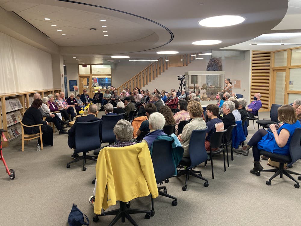 Over 75 people involved in the Vermont Freedom to Marry task force
gathered in Davis Family Library last week to celebrate the 25th
anniversary of statewide marriage equality.