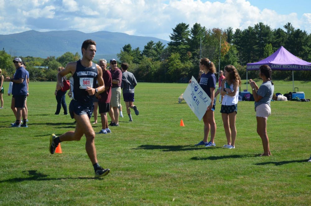 <span class="photocreditinline">COURTESY PHOTO</span><br />The women’s cross country team placed first in the Connecticut College Invitational on Oct. 13.
