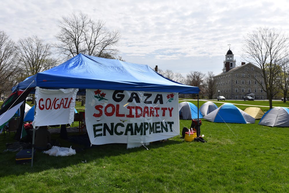 The Gaza Solidarity Encampment occupied McCullough lawn for eight days last spring before coming to an agreement with college administrators.