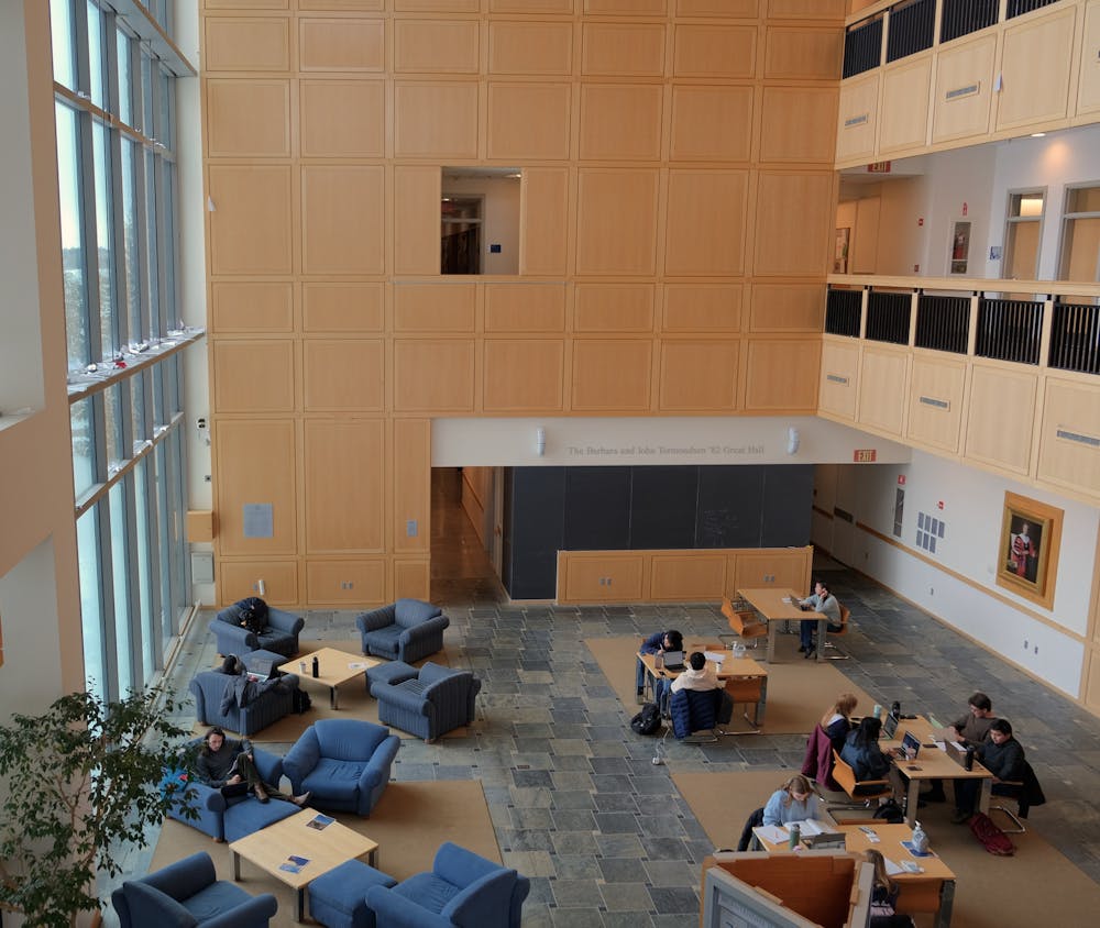 The Q-Center, located on the first floor of BiHall, replaced the Armstrong
library which closed in Fall 2025.