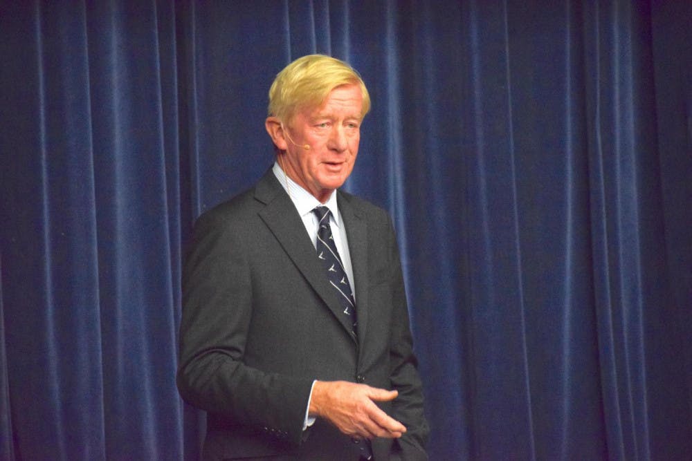 <span class="photocreditinline"><a href="https://middleburycampus.com/39367/uncategorized/benjy-renton/">BENJY RENTON</a></span><br />Weld spoke candidly with 40 students about his dismay with the Republican Party under President Donald Trump and his hopes for the future of the party.
