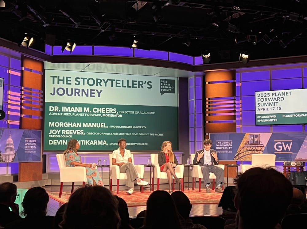 Devin Santikarma ‘25.5 won best Multimedia Story at Planet Forward’s summit in Washington, DC.