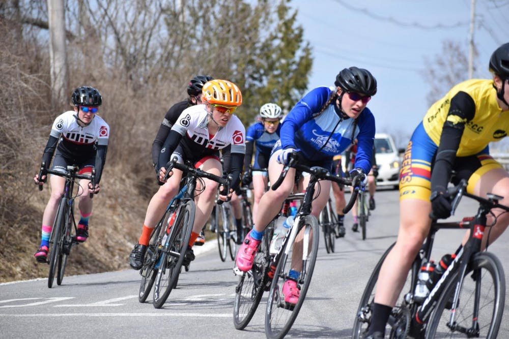 <span class="photocreditinline"><a href="https://middleburycampus.com/39367/uncategorized/benjy-renton/">BENJY RENTON</a></span><br />The Middlebury Cycling Club conquers the streets of Addison County.