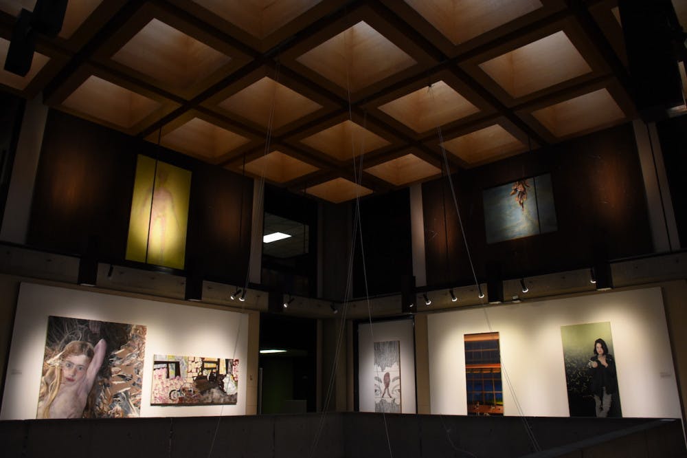 <span class="photocreditinline">SILVIA CANTU BAUTISTA/THE MIDDLEBURY CAMPUS</span><br />A few of the pieces displayed in the gallery show entitled “Portraits of Power."