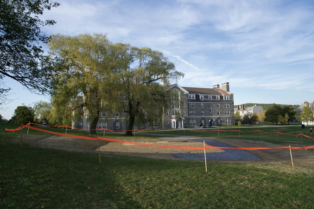 Construction on Battell Park began early in September and will continue through the fall semester, with plans to complete the installation by the end of the term.