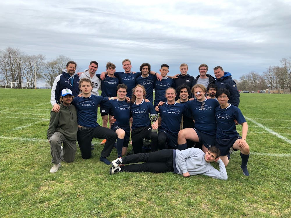 Men’s rugby recently wrapped up their spring campaign, marking the end of their 49th year on campus. (Courtesy of Griffin Shapiro ’22)