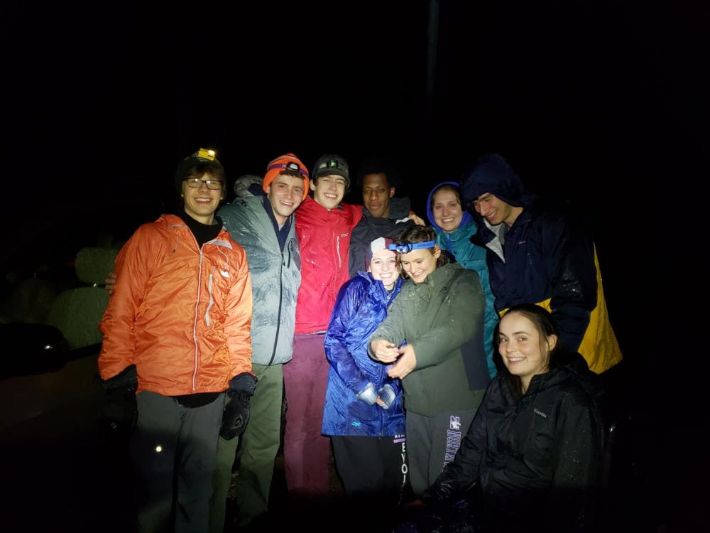 <span class="photocreditinline">COURTESY PHOTO</span><br />Students in the Wild Middlebury Project spend a night outside, getting down and dirty with Vermont wildlife.
