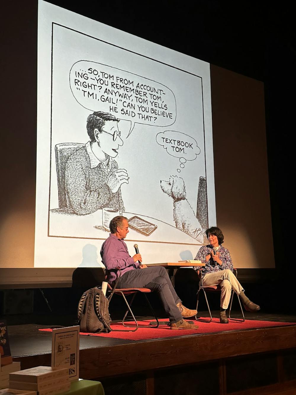 Vermont Book Shop and Town Hall Theater collaborate for an event featuring Harry Bliss and Sue Halpern.