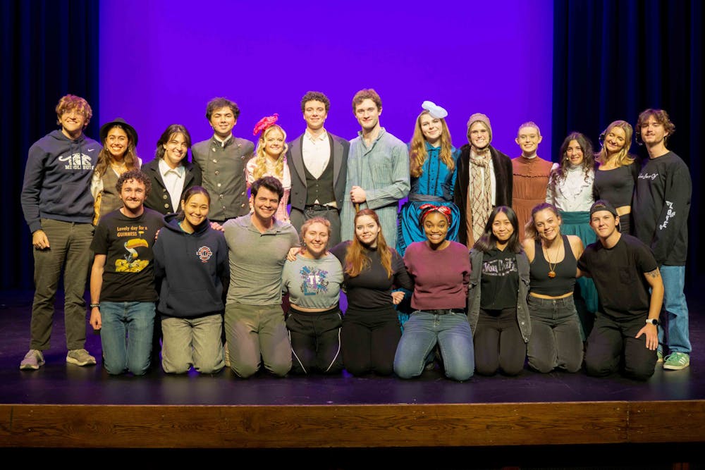 The full cast and crew of the show.