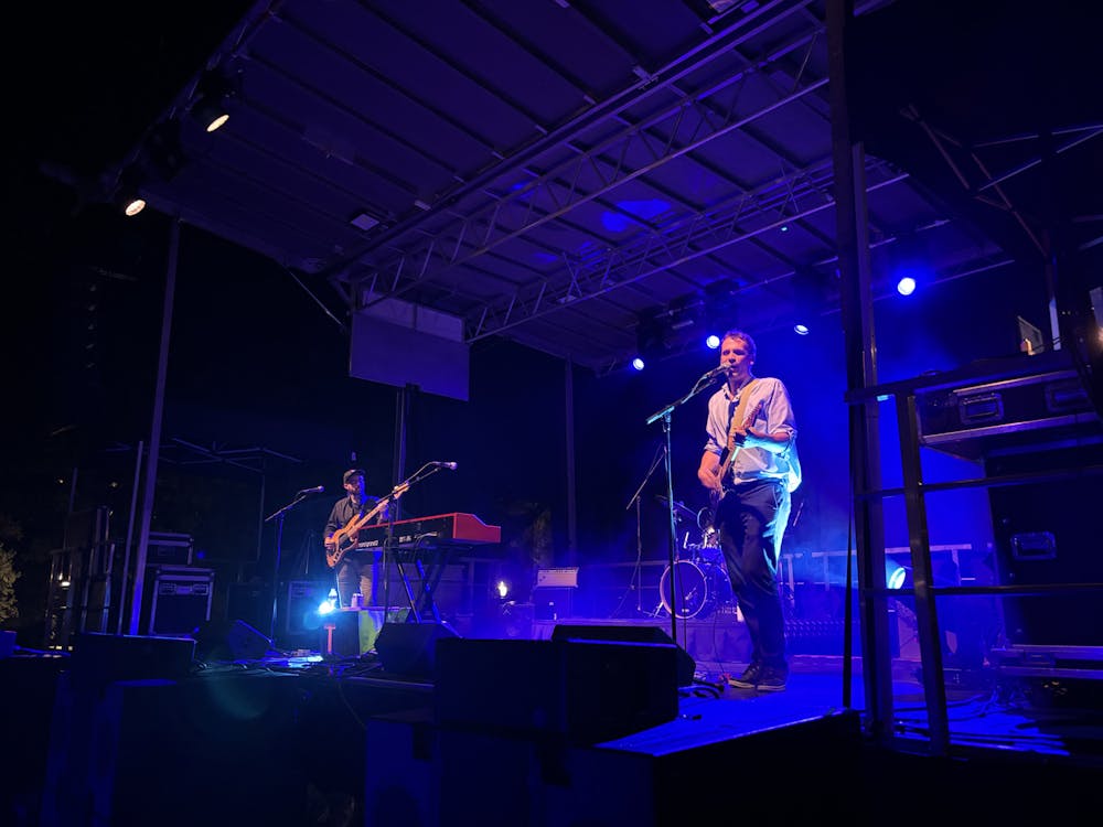 Shaggo, Frog, and Horse Jumper of Love (top to bottom) rocked out on
Mcullough Lawn this Saturday. 