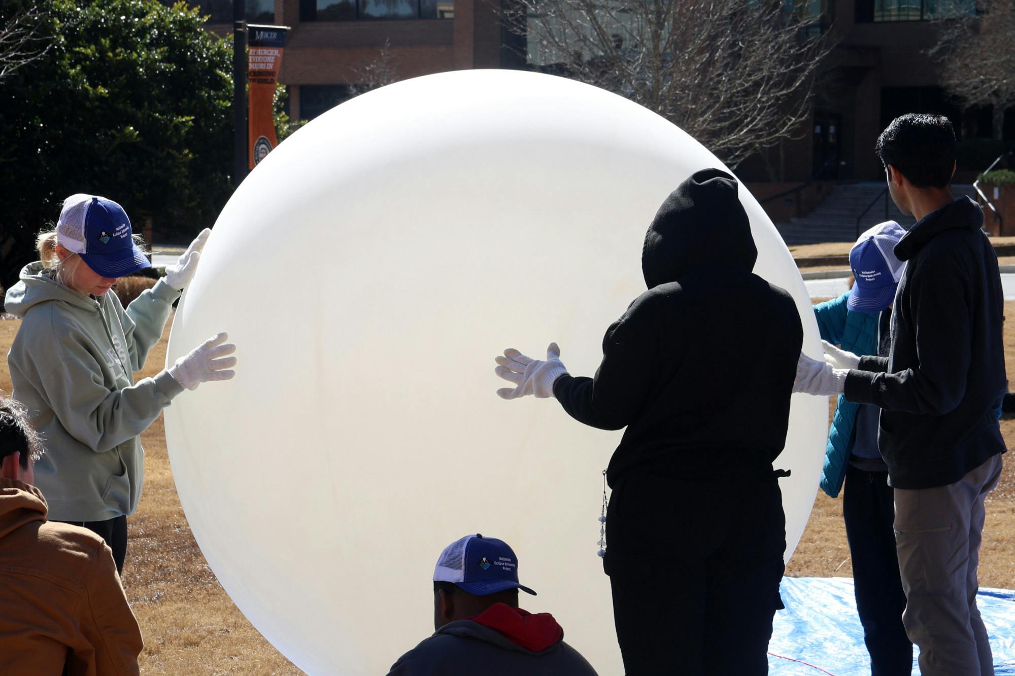 Robotics club searches for a NASA research balloon after launch