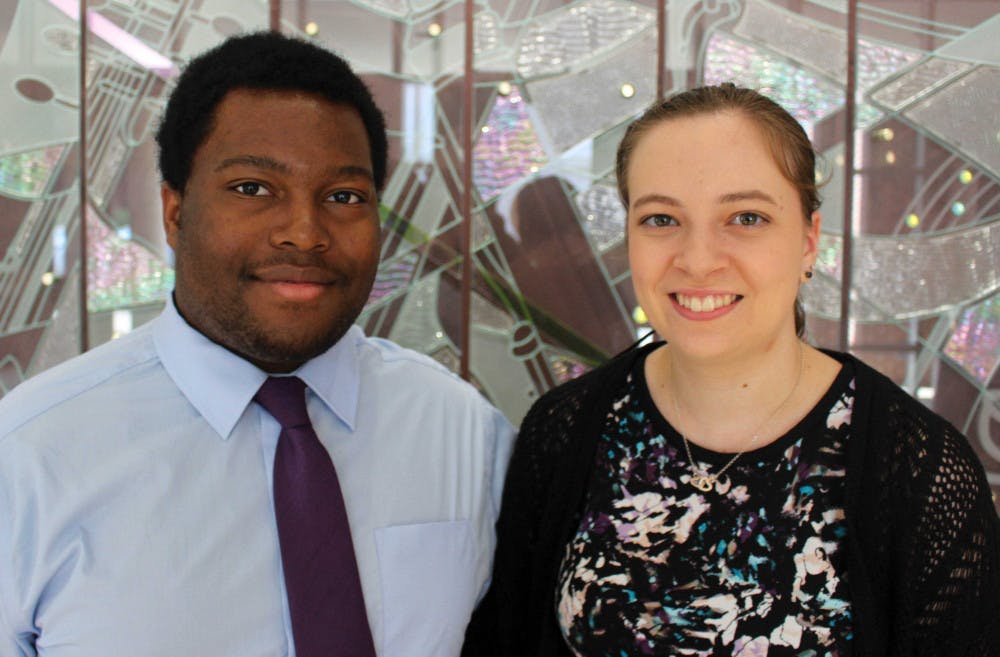 Denzel Washington (left) and Bethany Moss (right) will both feature their individual compositions at the upcoming Student Composers Recital.