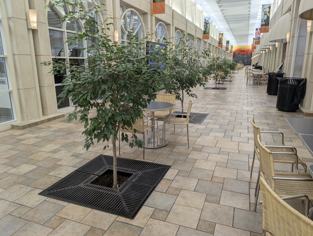 The University Center hallway.