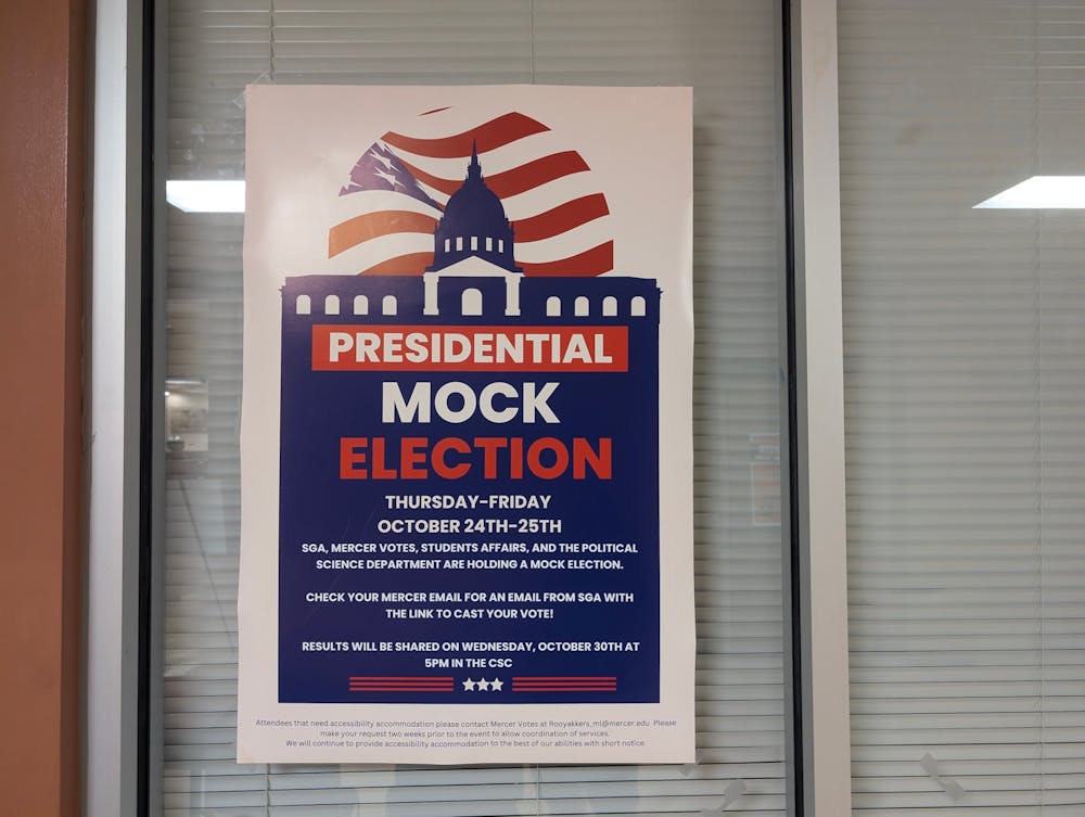 <p>Mercer&#x27;s Student Government Association, Mercer Votes and the university&#x27;s political science department hope that students will participate in their mock-election happening Thursday and Friday.</p>