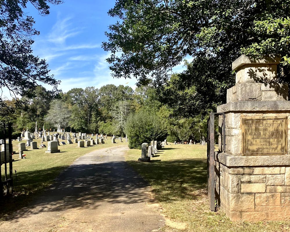 <p>Penfield Cemetery is one of the sites Mercer students tour on their annual Pilgrimage to Penfield. </p>