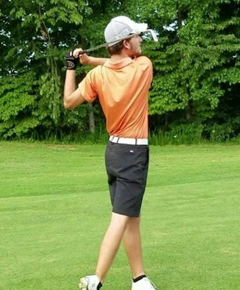 Sophomore T.J. Long helped start the Mercer club golf team in order to gain recognition from the varsity program. Photo courtesy of T.J. Long.