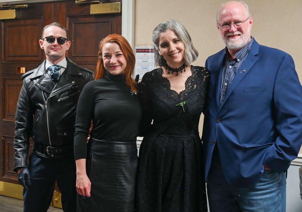 Executive Directors of the Gothic Committee, Dr. Thomas Bullington, Dr. Jacqueline Pinkowitz, Dr. Clara Mengolini, Dr. Marc Jolley, and Dr. Craig Coleman (not pictured), planned a weeks worth of gothic themed activities for the festival.