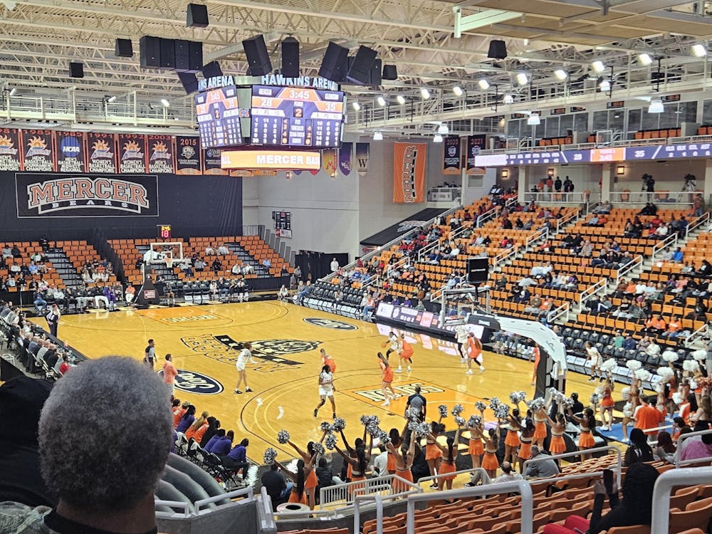 Women's basketball takes on Clemson University on Nov. 6 in Hawkins Arena. The Bears lost 72-51.