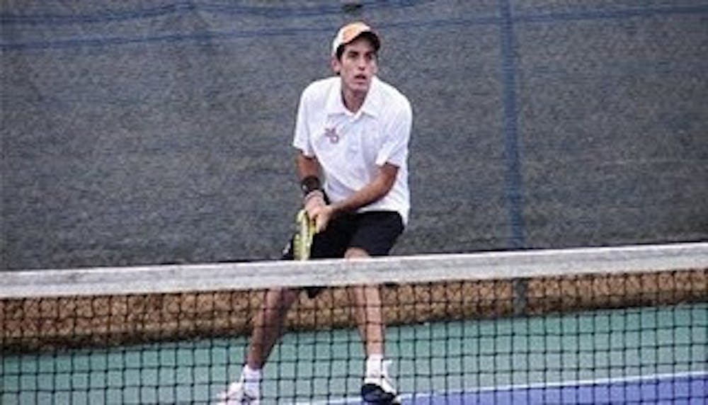 (photo courtesy of MercerBears.com) International student Fernando Armendaris has turned the men’s tennis team into an Atlantic Sun competitor in 2011. Learning the game in Ecuador, Fernando made strides in doubles play this year, helping MU to a 9-11 record.