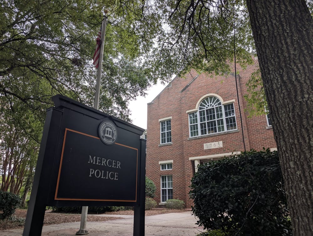 The Mercer Police station houses offices for the Mercer Police chief and administrative desks for the police force.