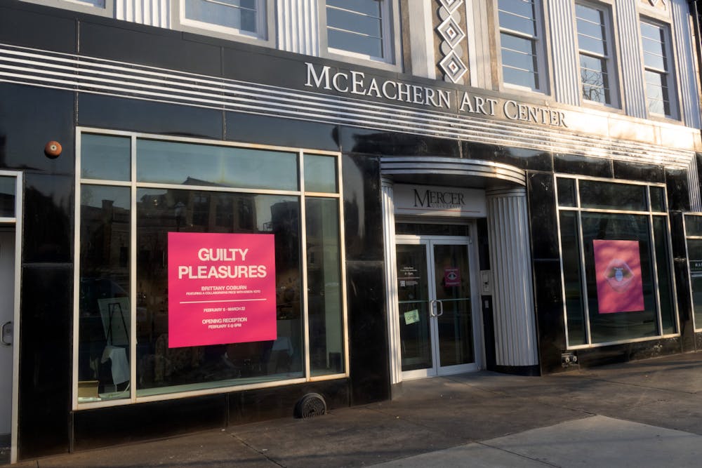 The McEachern Art Center exhibits "Guilty Pleasures" until March 22, 2026.