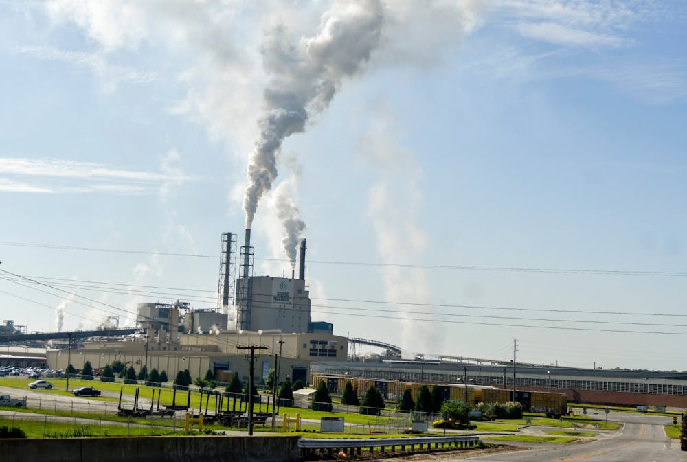Graphic Packaging International's paper mill in Bibb County. GPI is one of the country's largest manufacturers of paperboard and paper-based packaging for popular food, beverage and household brands. Photo provided by The Macon Telegraph.