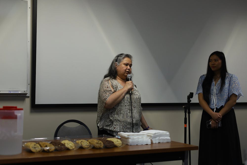 Activist Alma Bowman spoke in Stetson Hall March 27, 2026. After spending four years in Georgia detention centers Bowman asked for Mercer students to advocate for detainees in ICE facilities.
