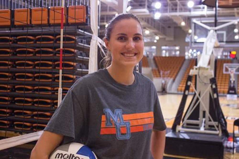 Ellie James was injured all four years of playing volleyball at Mercer, but says she’s proud of how she’s been able to bounce back from so much time on the bench.