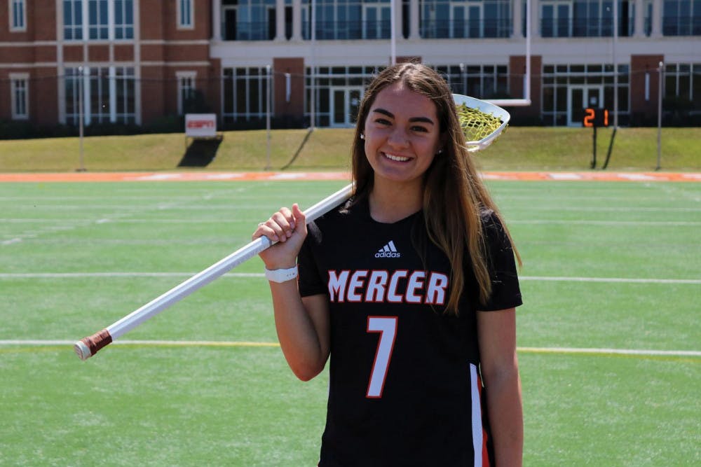 Hailey Rhatigan is a freshman on the Women's Lacrosse Team. She is a Midfeilder with a game high total of 14 shots on goal and 7 goals. 