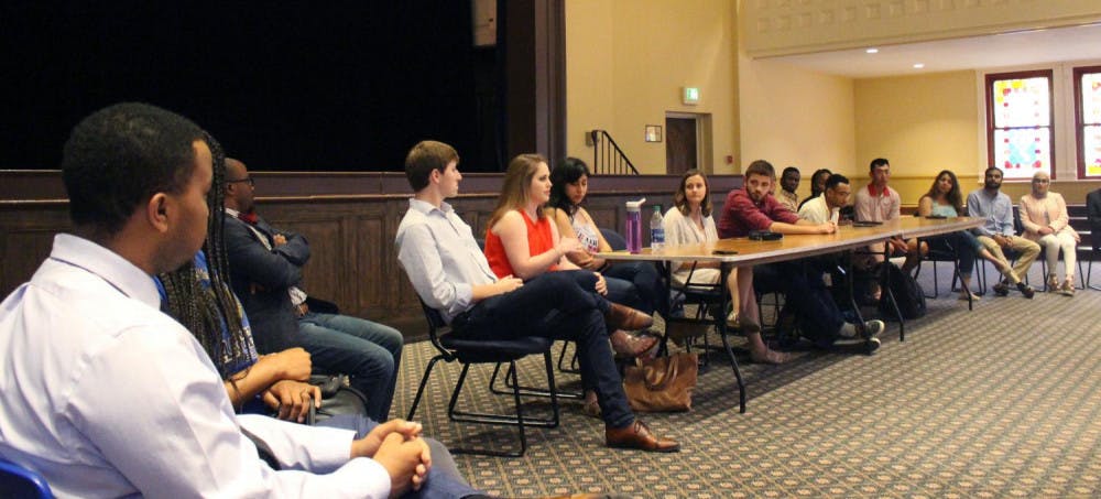 Mercer University’s Student Government Association and Minority Affairs hosted a panel consisting of a diverse group of students from African, African American, European, Caucasian, Asian, Indian, Middle Eastern, Hispanic, Native American and Caribbean descent.
