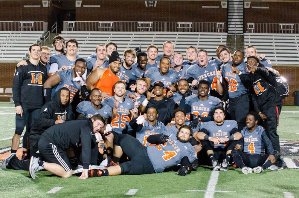 The "Day Ones" are the group of players who helped re-start Mercer's football program.