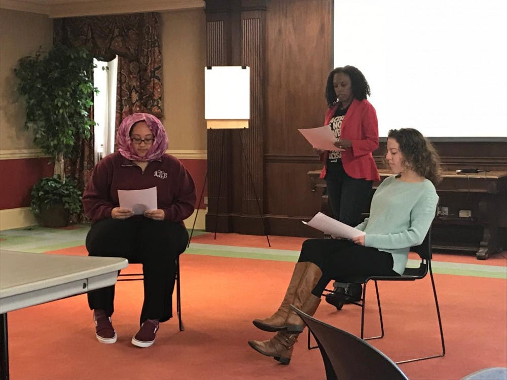 Students attend a training led by Law Professor Teri McMurtry-Chubb for the SOUL Project. The Project is a new addition to campus that was created following the Identity in America Series held last year. 