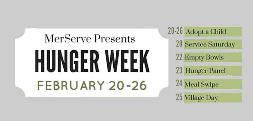 MerServe's Hunger Week continues with a new event everyday to combat hunger issues in Macon.