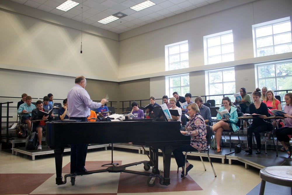 The Mercer Singers will lose Mary Lathem, Andrew Hearn and Hannah Loeffler because they will be graduating in May. Their last performance with the Mercer Singers

will be on April 22 at 7:30 p.m. in Fickling Hall.