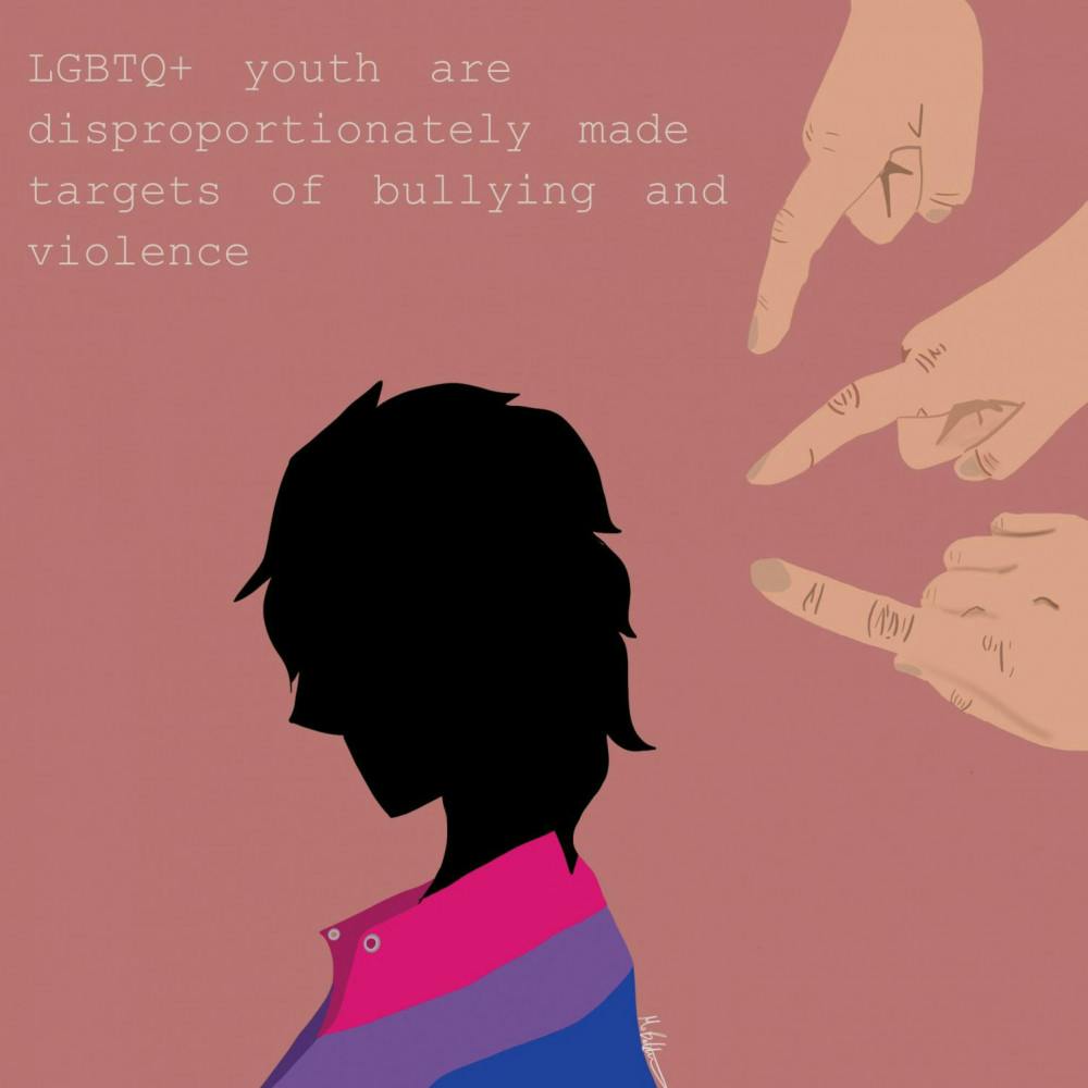 LGBTQ+ youth are disproportionately made targets of bullying and violence.