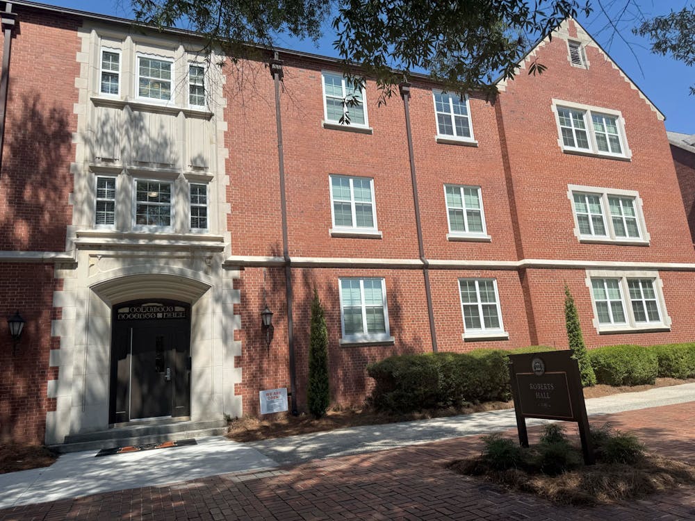 Roberts Hall stands tall after being reopened to residents following summer renovations.