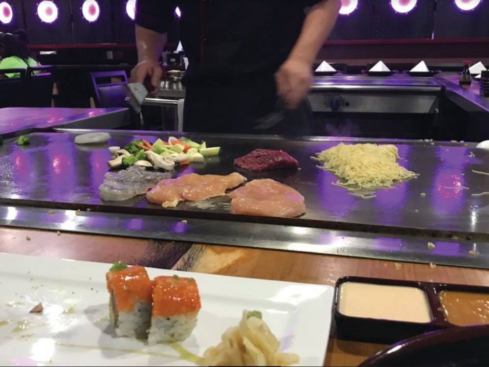 Sumo Steak & Sushi offers an entertaining dining experience. 