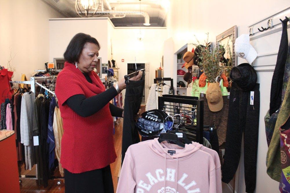 Dot Ridley’s downtown boutique has been open for 15 years.
