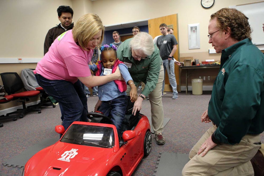 In December of 2016, some of the Mercer Engineering Scholars customized power wheel racing cars for pediatric patients that struggle to socialize because of physical disabilities.