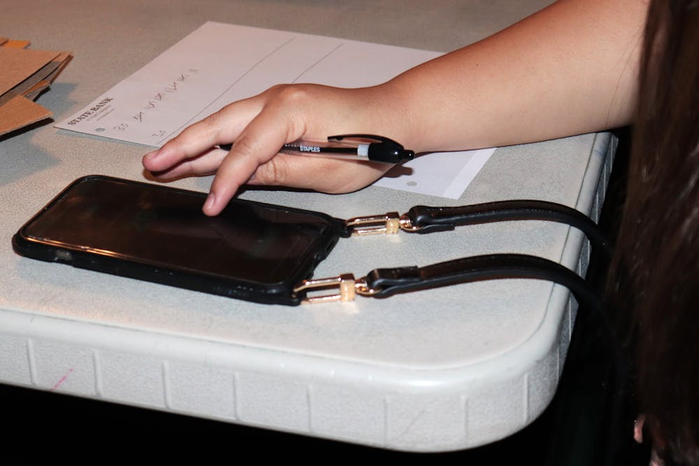 MerServe volunteers packed lunches for students through the Backpack Buddies program and kept a log to track of the 340 bags shipped out the weekend before Thanksgiving on Nov. 21, 2025.