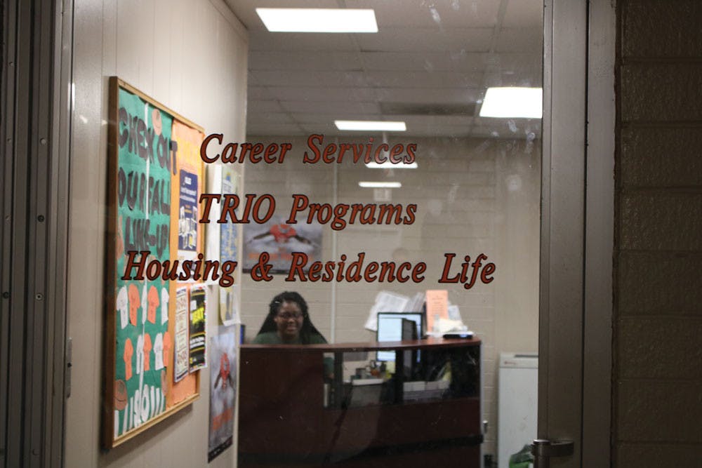 Emily Rose spent most of her summer propping her Lofts door open with a shoe due to the broken Bear Card scanner on her door.