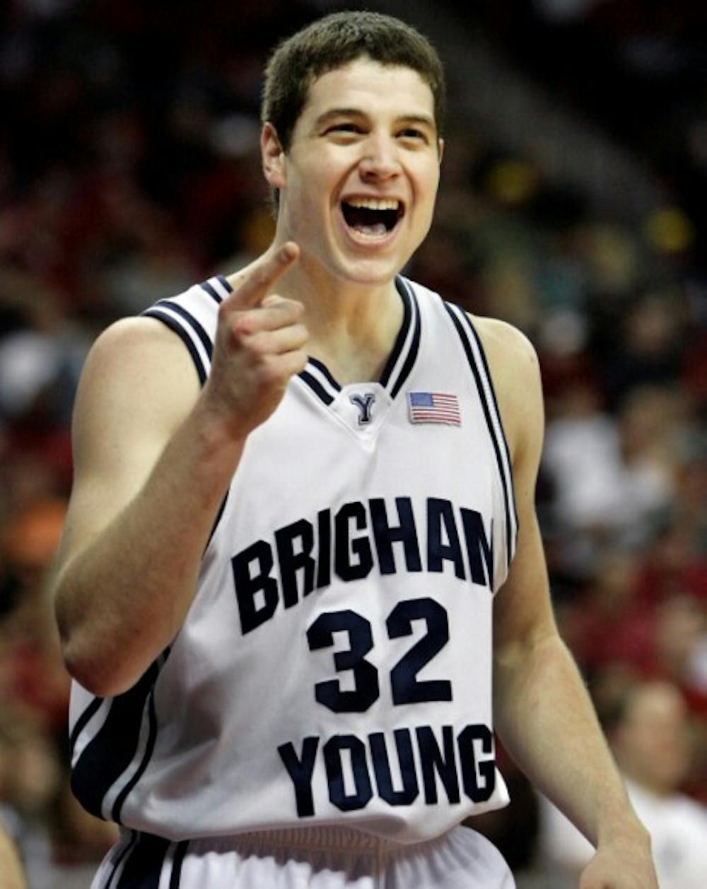 (photo courtesy of midwestsportsfans.com) Garret didn't buy into the 'Jimmer-mania', feeling that BYU received much too high on a seed in the recent NCAA tournament.