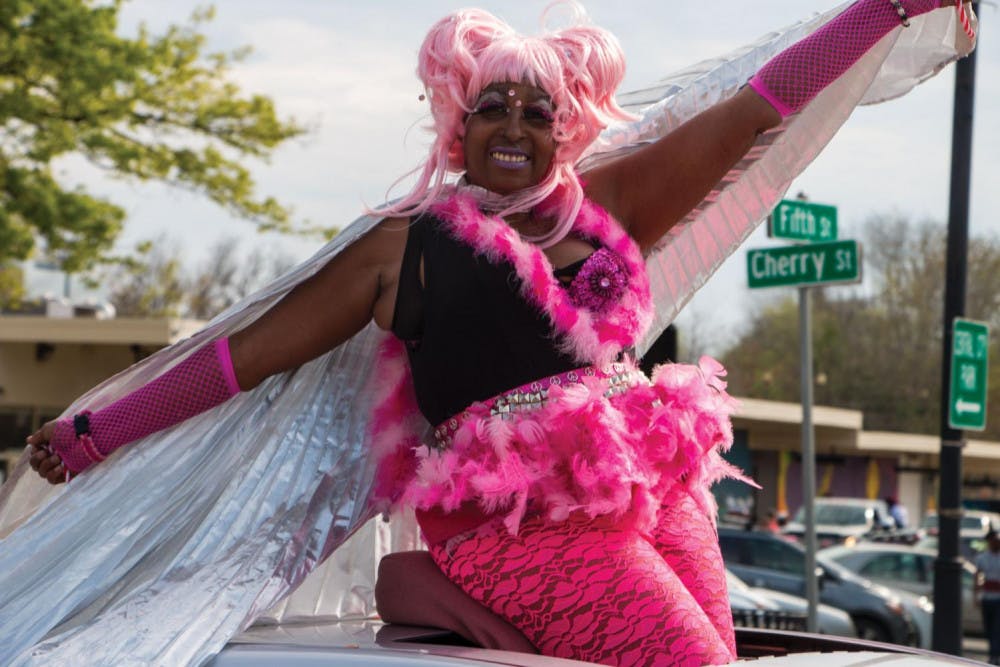 Macon resident goes all out for the Cherry Blossom Festival.