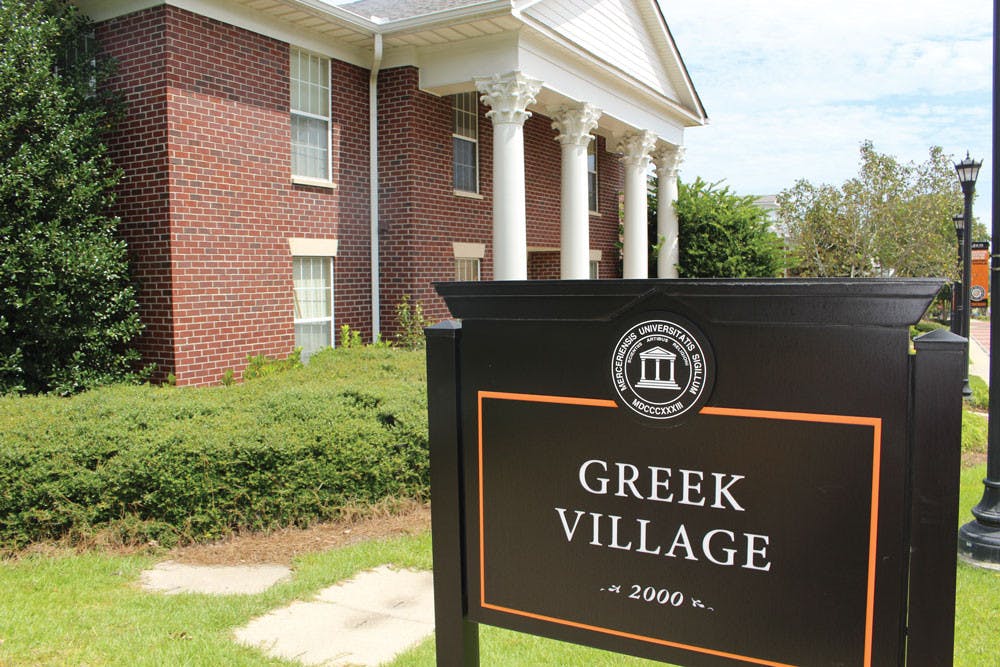 Greek Village sits awaiting the students who will participate in delayed recruitment.