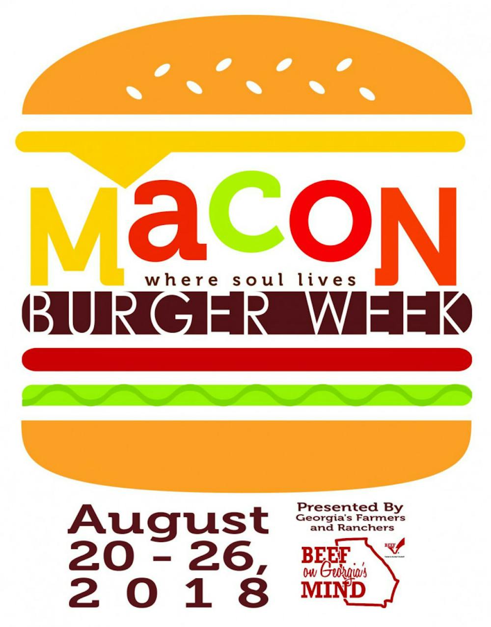 The Georgia Beef Board is hosting their first Macon Burger Week Aug. 20-26. Logo Courtesy of Kaytlyn Malia.